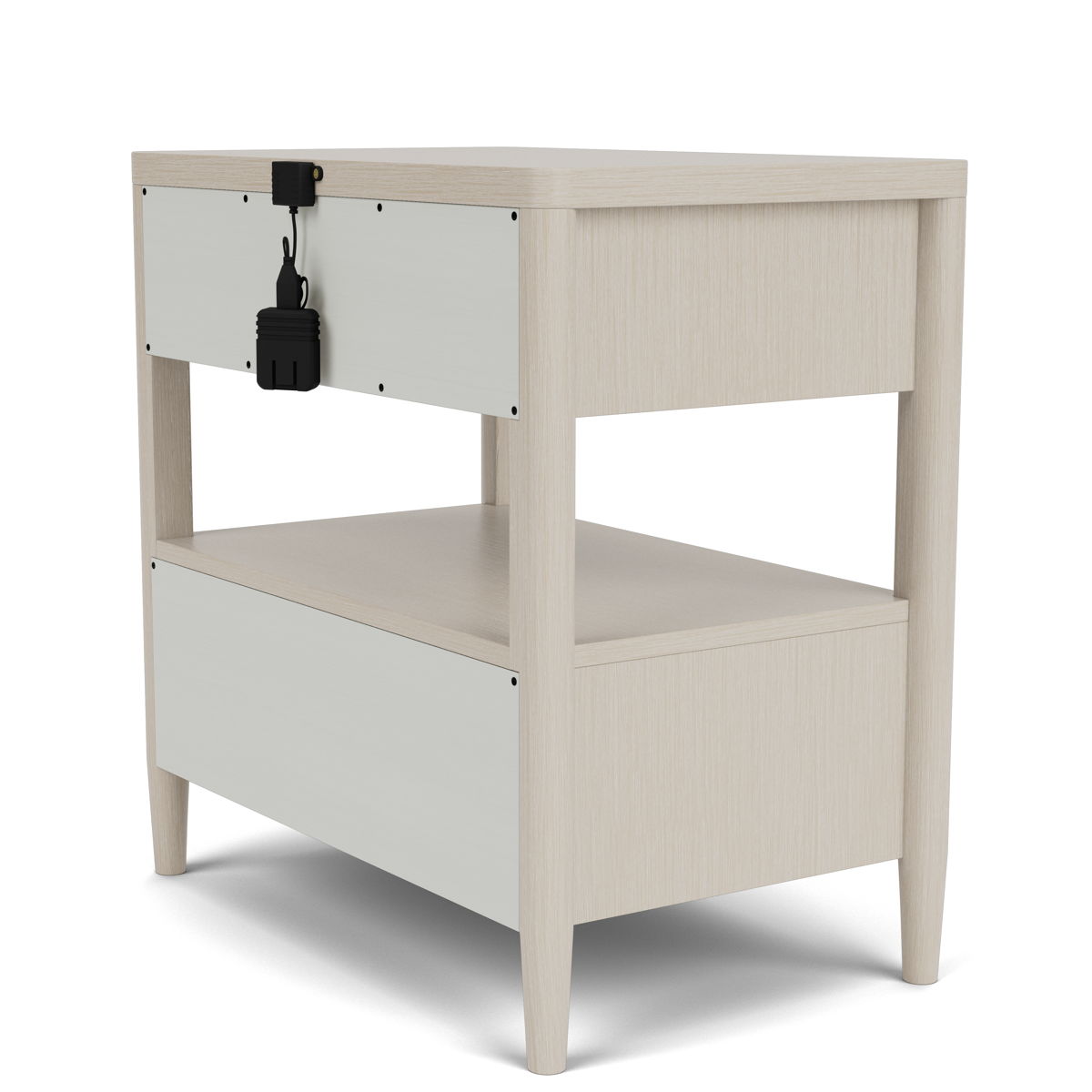 Laguna - 2 Drawer Nightstand - Beige - Image 3