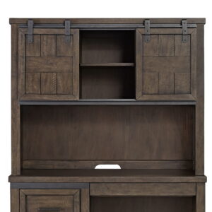 Thornwood Hills - Double Barn Door Hutch - Rock Beaten Brown