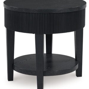 Marstream - Round End Table - Black