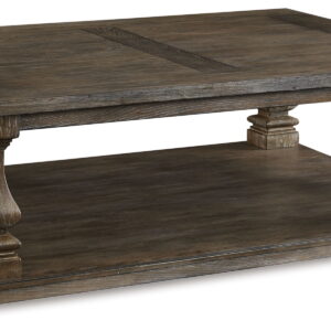 Johnelle - Rectangular Cocktail Table - Gray