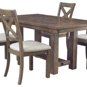 Moriville - Rectangular Dining Room Extension Table - Grayish Brown