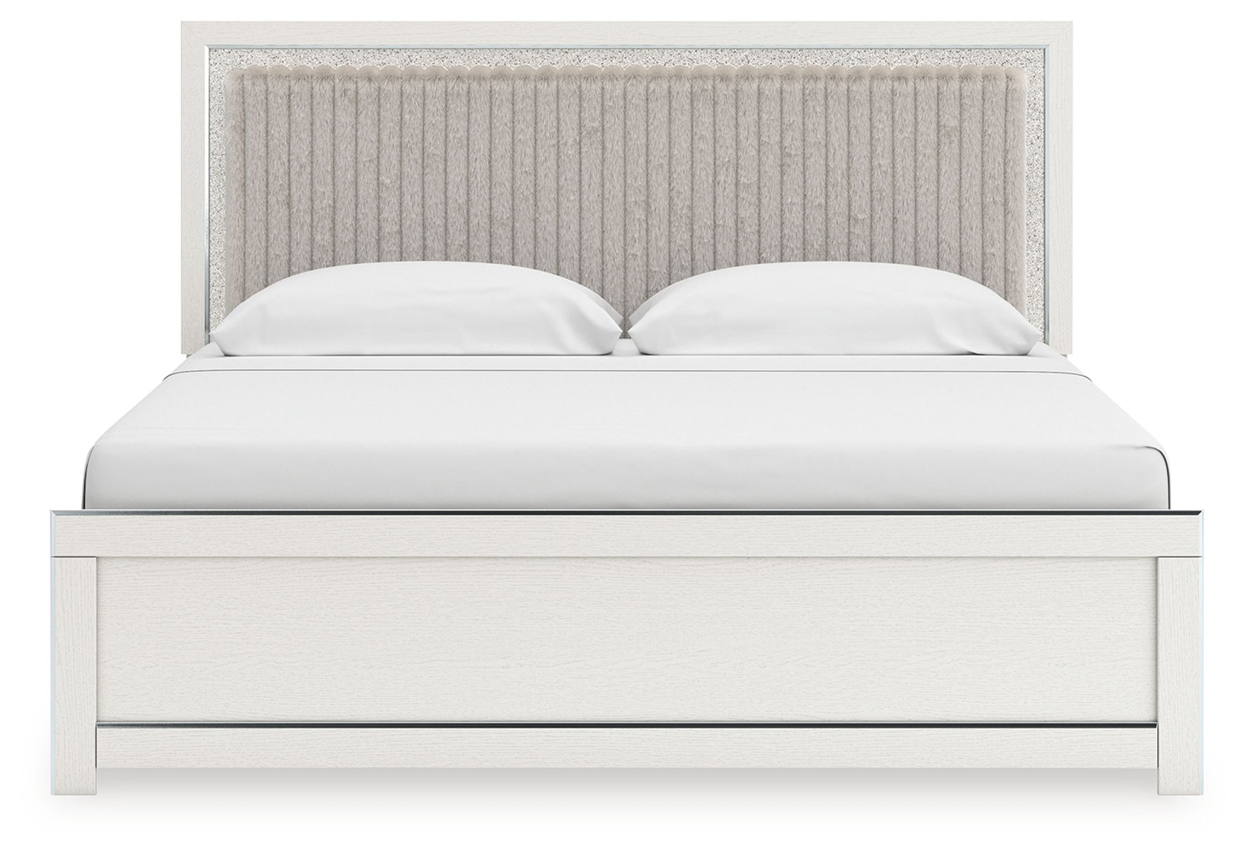 Zuraleus - Upholstered Panel Platform Bed With Roll Slats - Image 12
