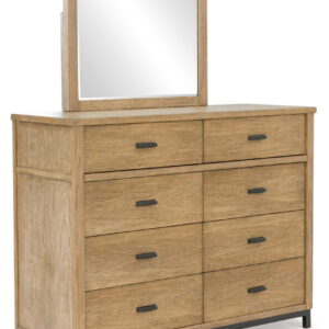 Tomtyn - Dresser And Mirror - Light Brown