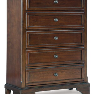 Trellington - Five Drawer Chest - Brown