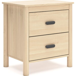 Cabinella - Two Drawer Night Stand - Tan