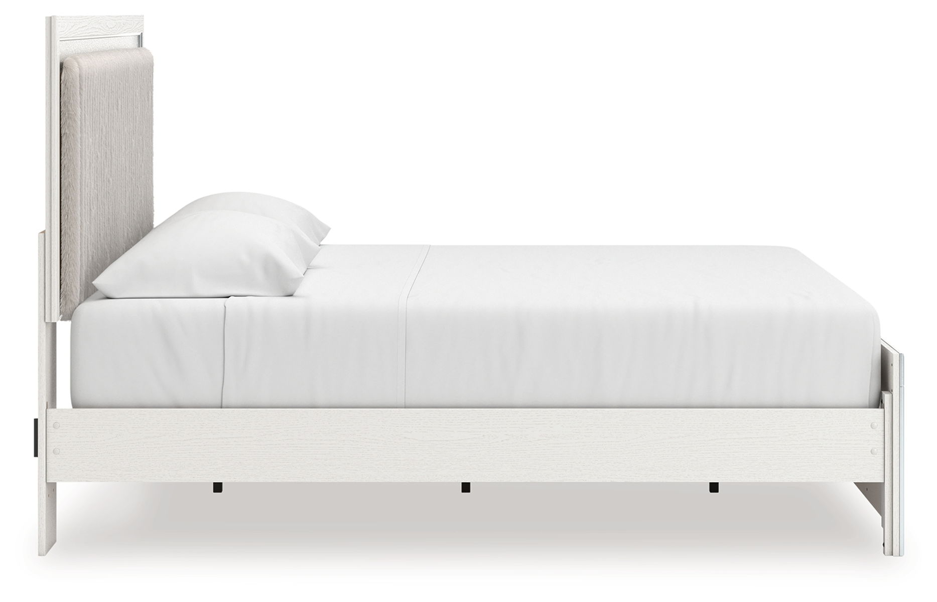 Zuraleus - Upholstered Panel Platform Bed With Roll Slats - Image 4