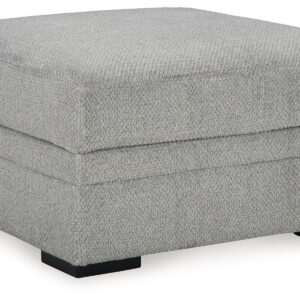 Casselbury - Ottoman With Storage - Cement
