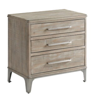 Intrigue - 3 Drawer Nightstand - Light Brown
