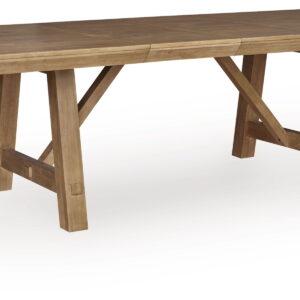 Ridgester - Rectangular Dining Room Extension Table - Light Brown