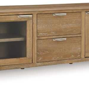 Rencott - Extra Large TV Stand - Light Brown