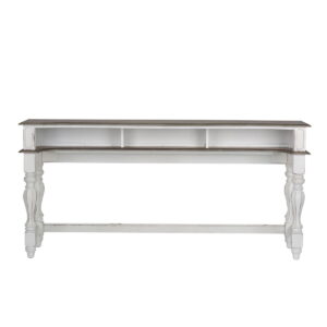 Magnolia Manor - Console Bar Table - Antique White