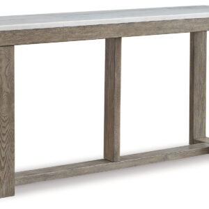 Loyaska - Sofa Table - Brown / Ivory