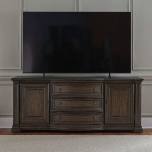 Provence Park - 78" TV Console - Chateau Brown