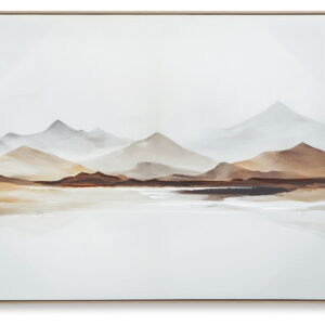 Karalen - Wall Art - White / Gray / Brown