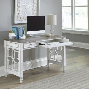 Magnolia Manor - L Writing Desk - Antique White