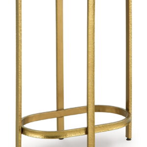 Porterville - Accent Table - Gold Finish