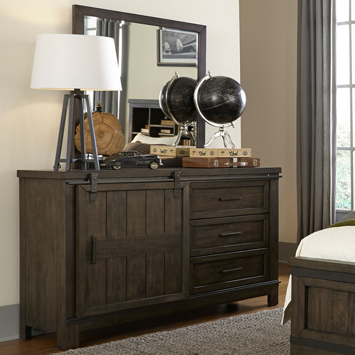 Thornwood Hills - Panel Bed, Dresser & Mirror - Image 45