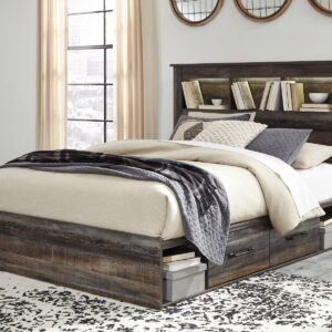 Drystan - Panel Bookcase Bed