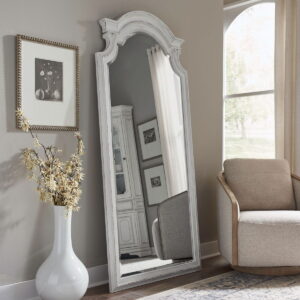 Magnolia Manor - Floor Mirror - Antique White