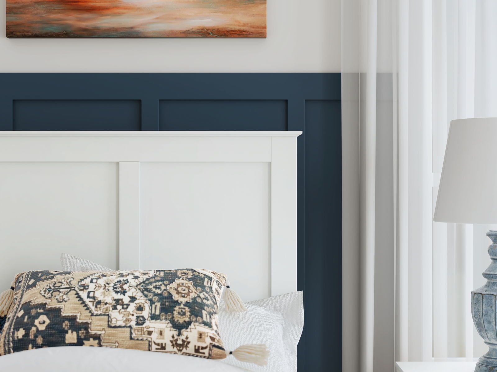 Bostwick Shoals - Panel Bed With Framed Footboard - Image 24