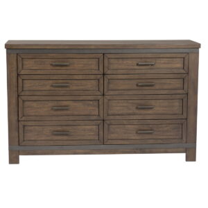 Thornwood Hills - 8 Drawer Dresser - Rock Beaten Brown