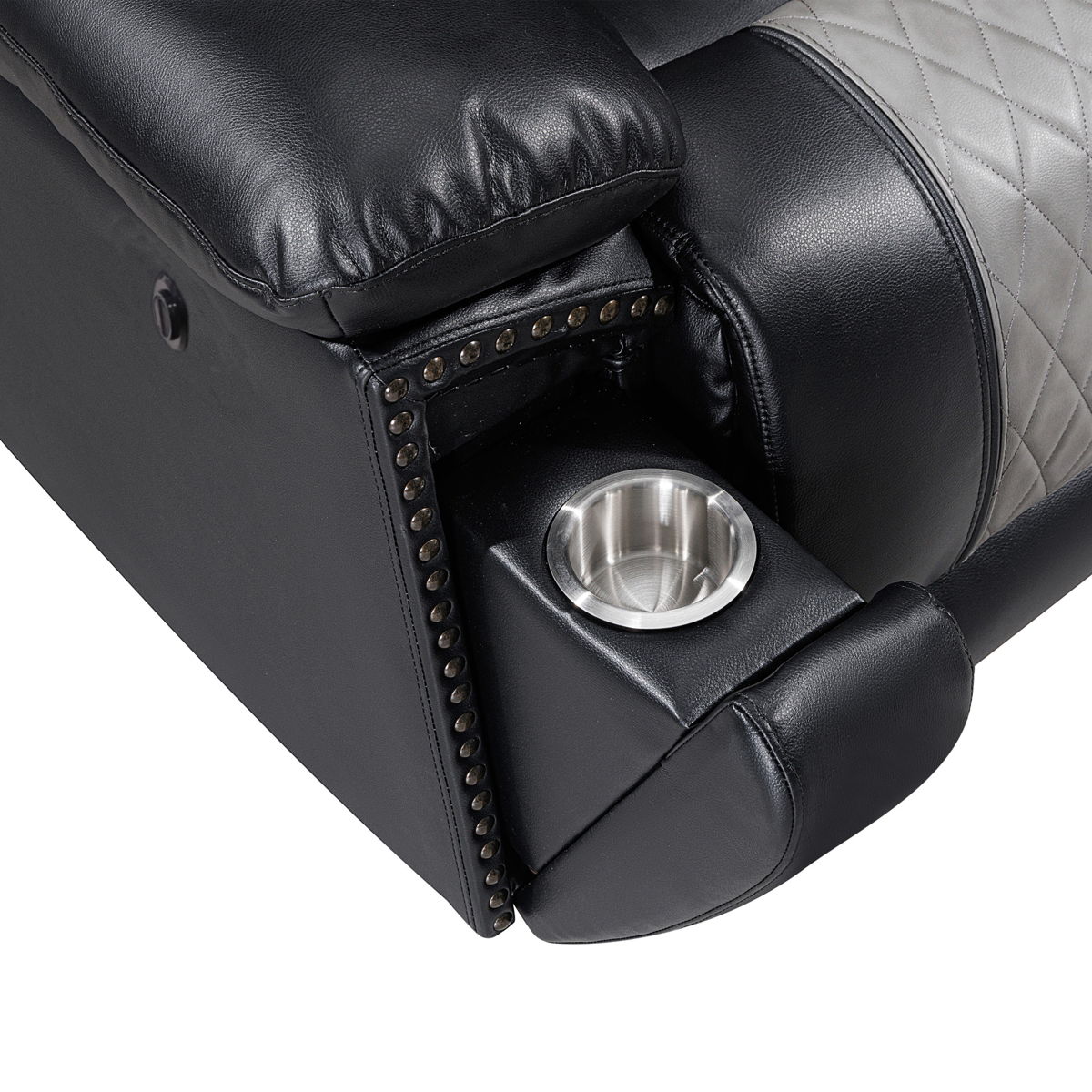 Nikko - Console Loveseat With Dual Recliners - Image 8