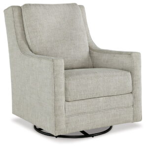 Kambria - Swivel Glider Accent Chair - Fog