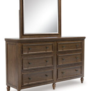 Sturlayne - Dresser And Mirror - Brown