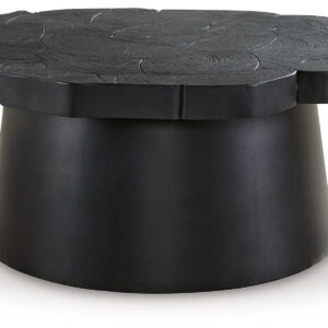 Wimbell - Round Cocktail Table - Black