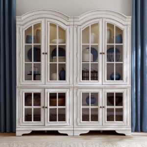 Magnolia Manor - Bunching Cabinet (Set of 2) - Antique White