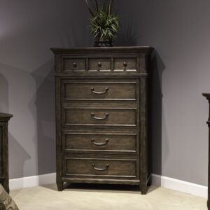 Paradise Valley - 5 Drawer Chest - Saddle Brown