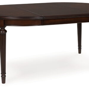 Lavinton - Oval Dining Room Extension Table - Brown
