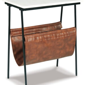 Etanbury - Accent Table - Brown / Black / White