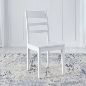 Landale - Ladderback Side Chair (RTA) - Chestnut & White