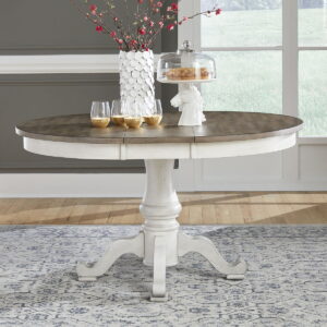 Ocean Isle - Pedestal Table - Antique White