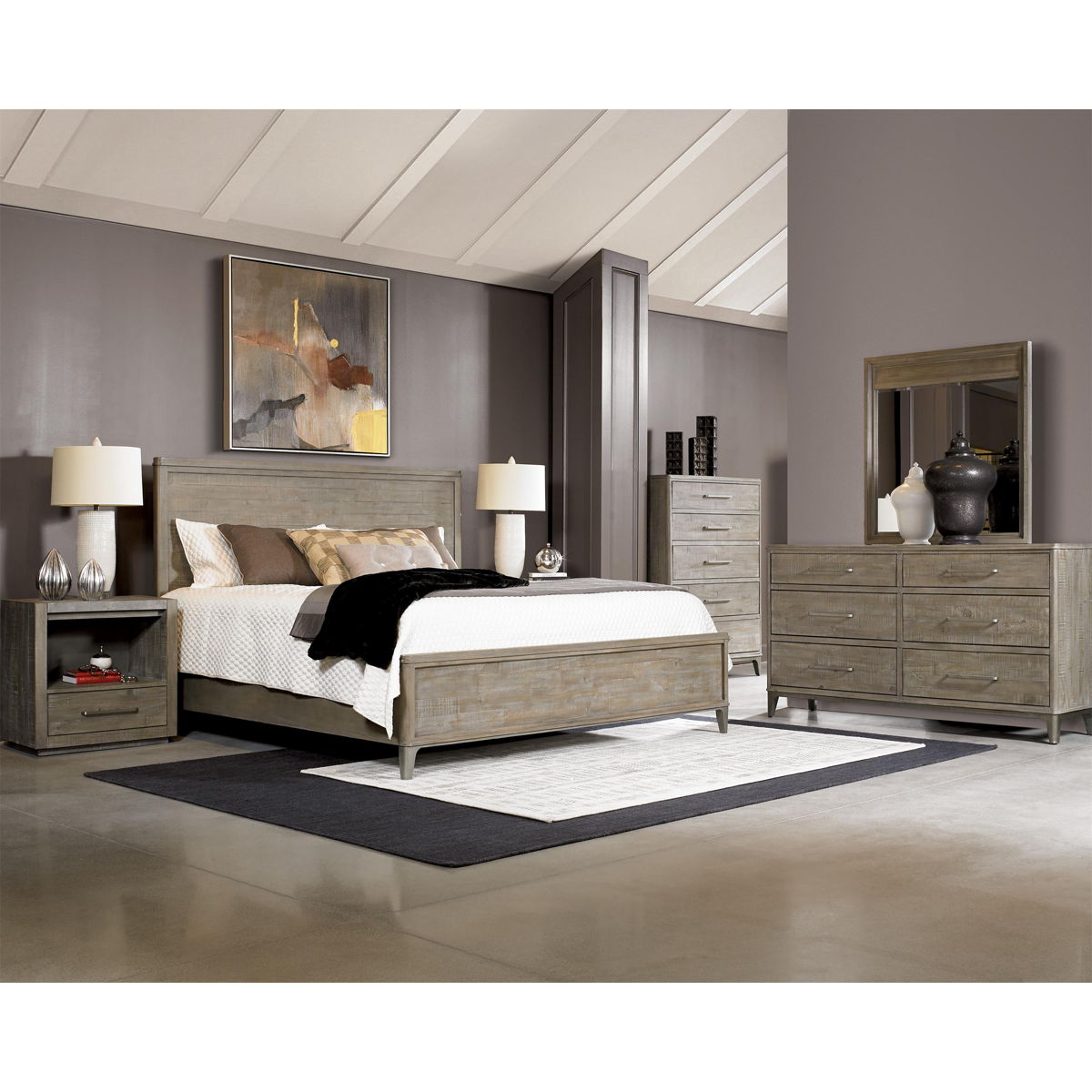Intrigue - 5 Drawer Chest - Light Brown - Image 5