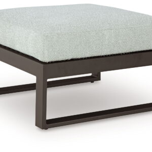 Beachloft - Ottoman With Cushion - Black / Gray