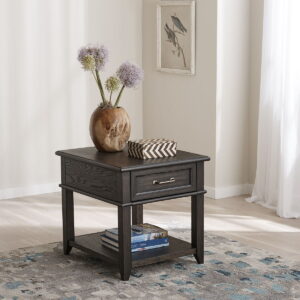 Mill Creek - Drawer End Table - Peppercorn