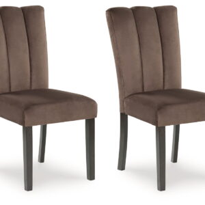Jeshina - Dining Upholstered Side Chair (Set of 2) - Mocha