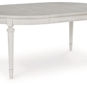 Montelaine - Oval Dining Room Extension Table - Antique White