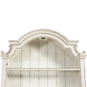 Magnolia Manor - Credenza Hutch - Antique White