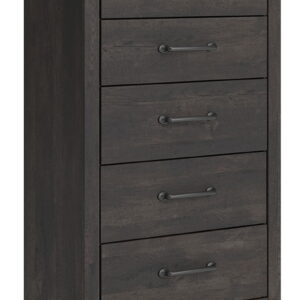 Hollivern - Five Drawer Chest - Dark Gray