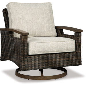 Paradise Trail - Swivel Lounge Chair (Set of 2) - Medium Brown
