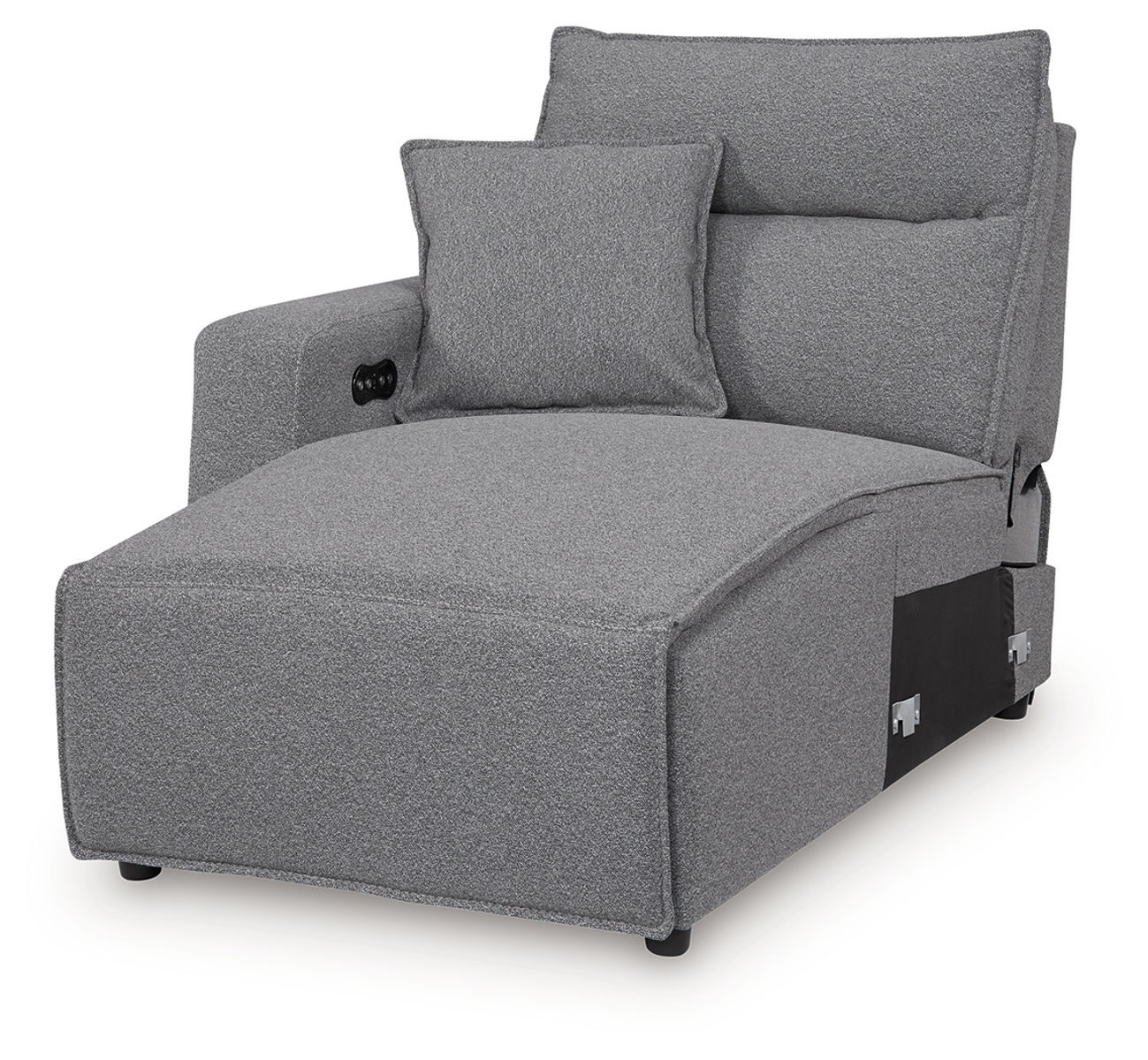 Modmax II - Reclining Sectional - Salt And Pepper - Image 4