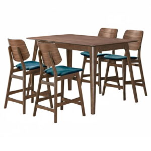 Oscar - Counter Table Set - Walnut