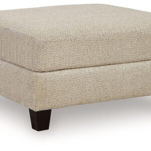 Steelwater Retreat - Oversized Accent Ottoman - Latte