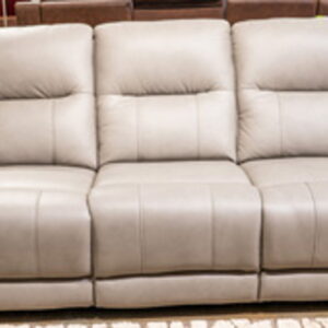 Real Moments - Power Reclining Sofa With Audio Seating - Ash