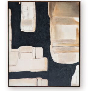 Feyville - Wall Art - Black / Brown / Cream