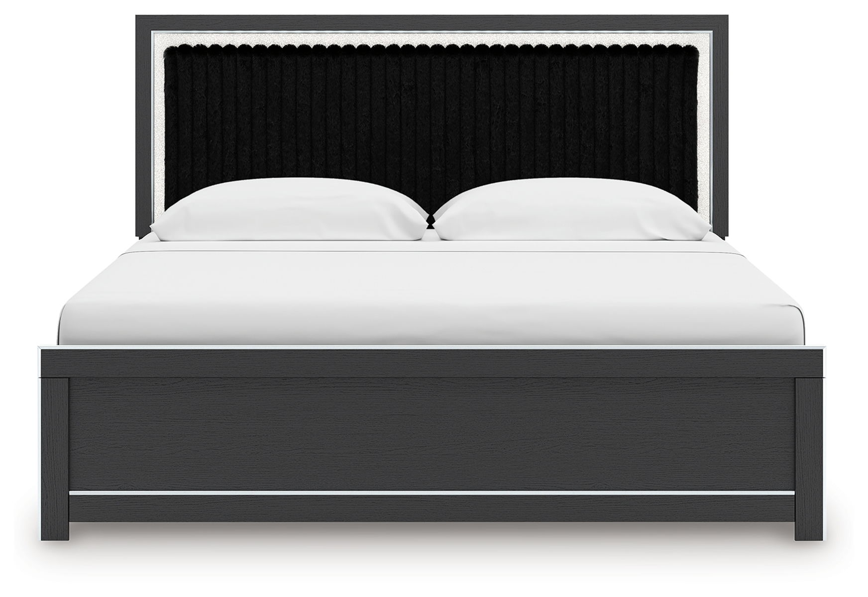 Zuraleus - Upholstered Panel Platform Bed With Roll Slats - Image 22