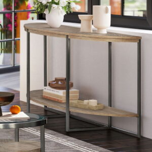 Paran Place - Demilune Sofa Table - Natural